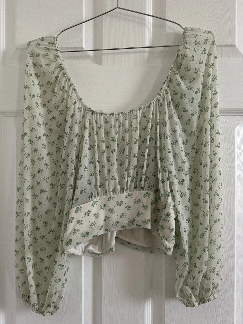 Free People Free Sweetie Pie Floral Wrap Top